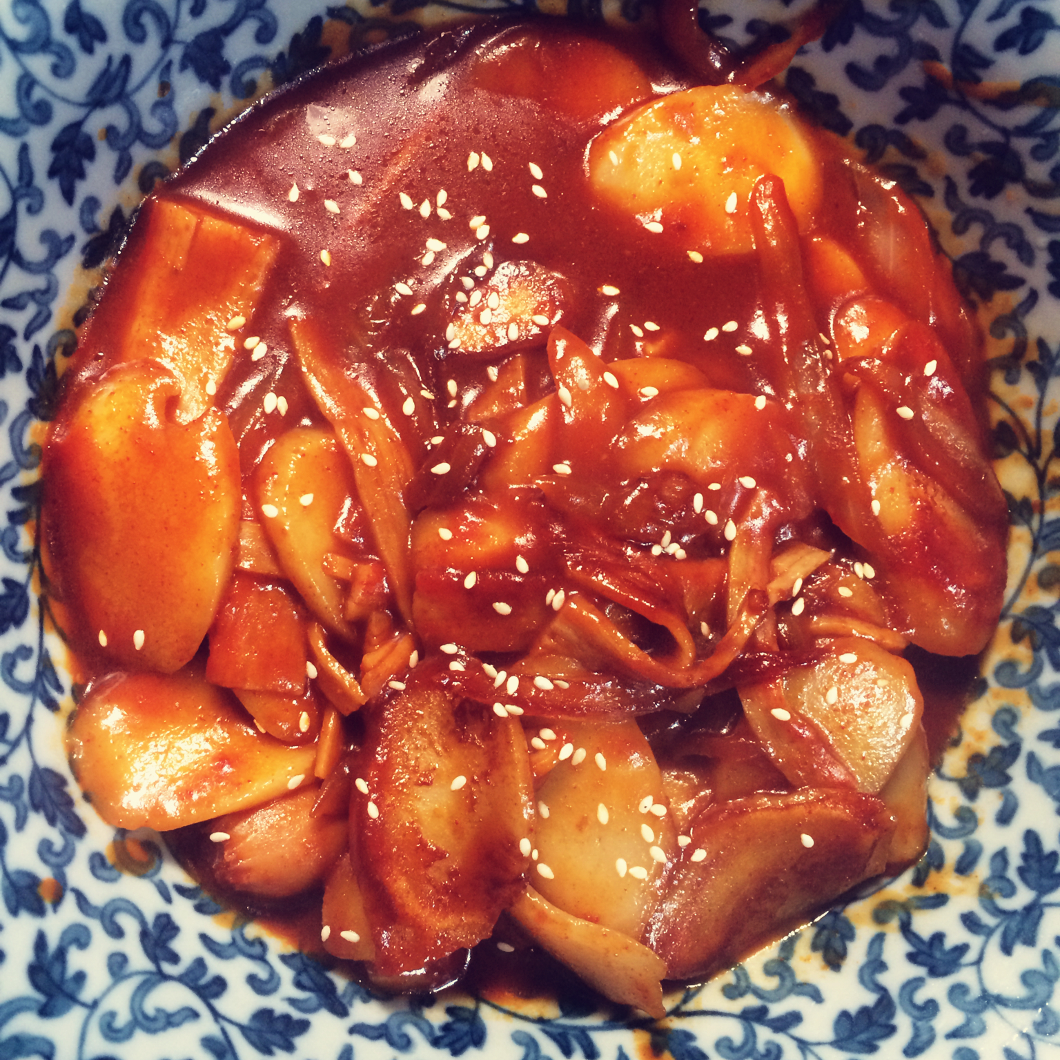 韩式辣炒年糕（or网红芝士套路之芝心年糕）