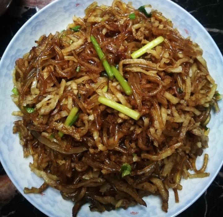 肉丝炒饼