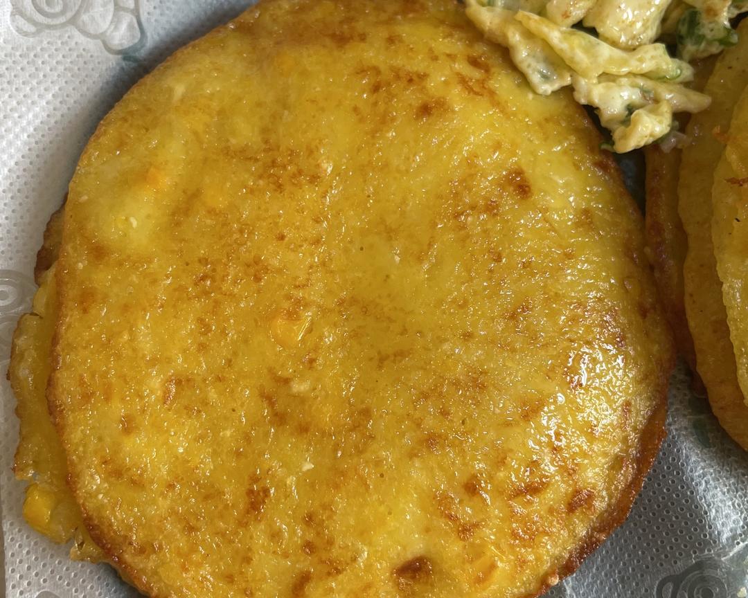 奶香玉米浆饼
