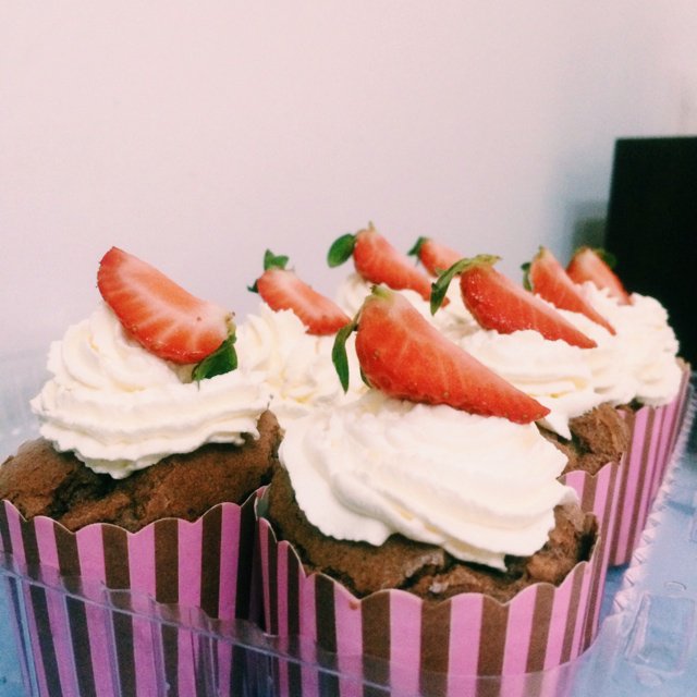 奶油戚风杯子蛋糕