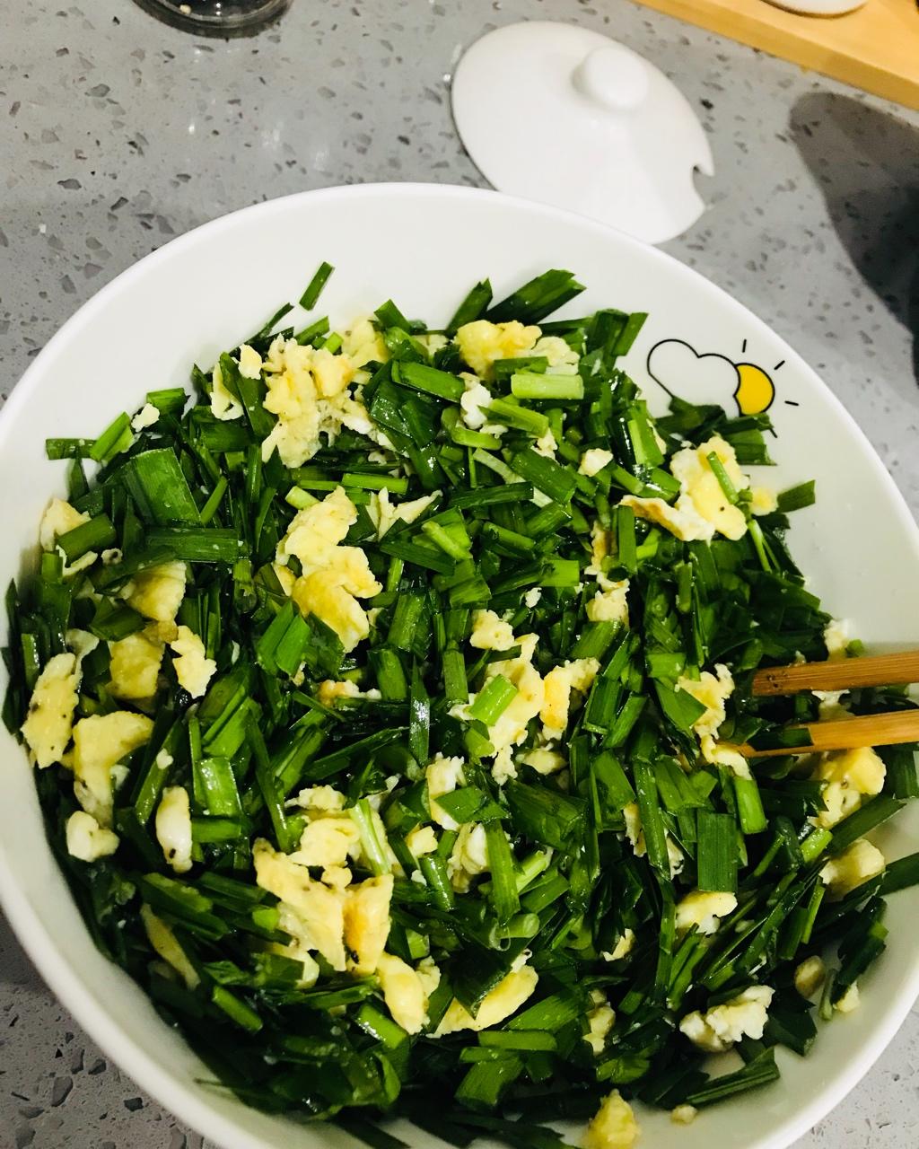 韭菜鸡蛋馅春卷