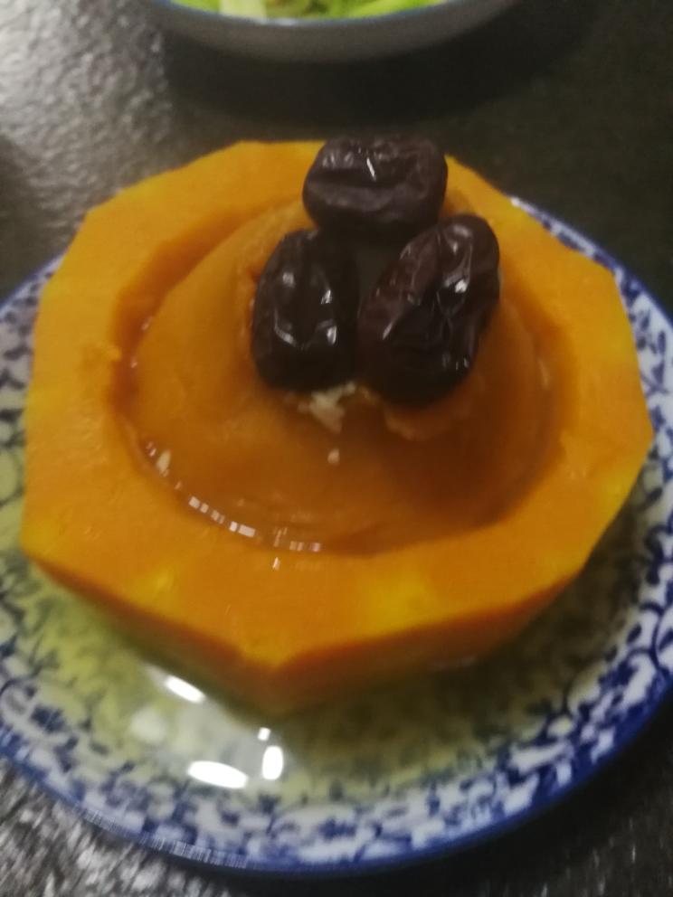 火山爆发-南瓜酒酿小汤圆