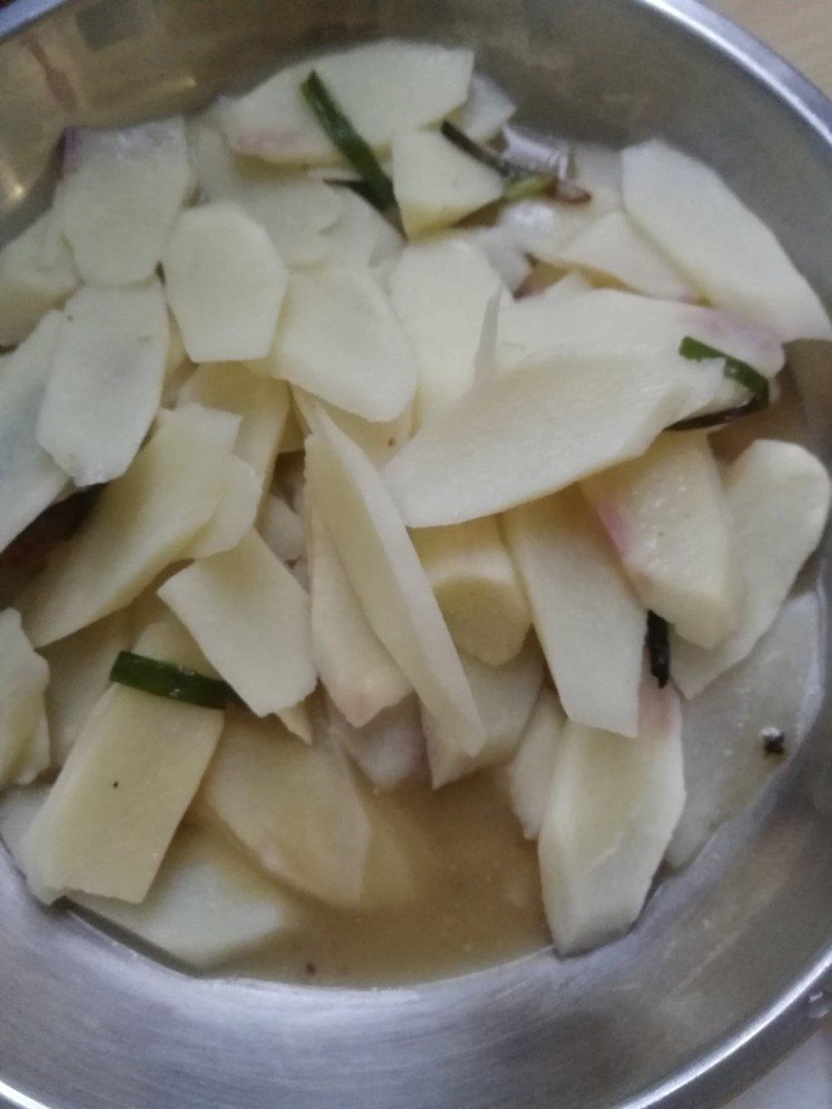 老丁的私房菜-清炒山药