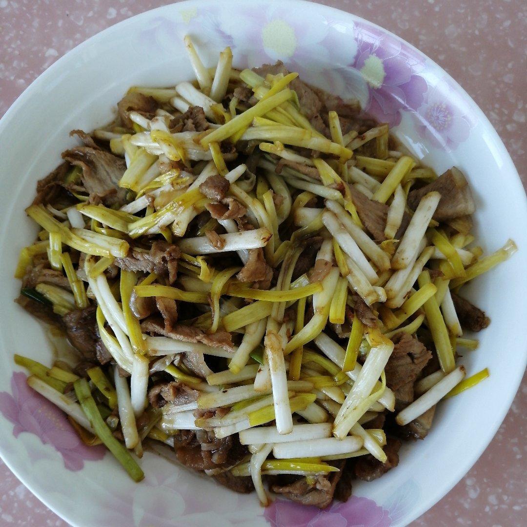 妈妈的味道 肉炒蒜黄