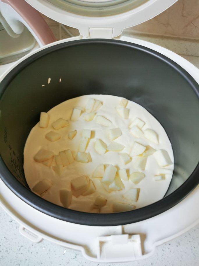 自创电饭煲做蛋糕