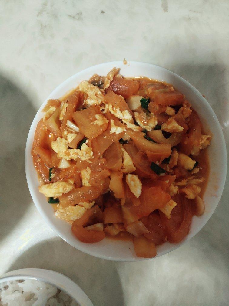 黑暗料理黑带做的西红柿炒鸡蛋时多加这一步鸡蛋香嫩又入味