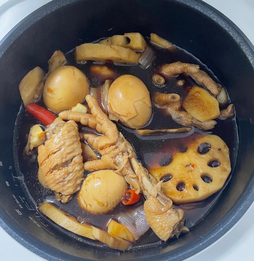 电饭煲卤鸡翅鸡爪鸡腿