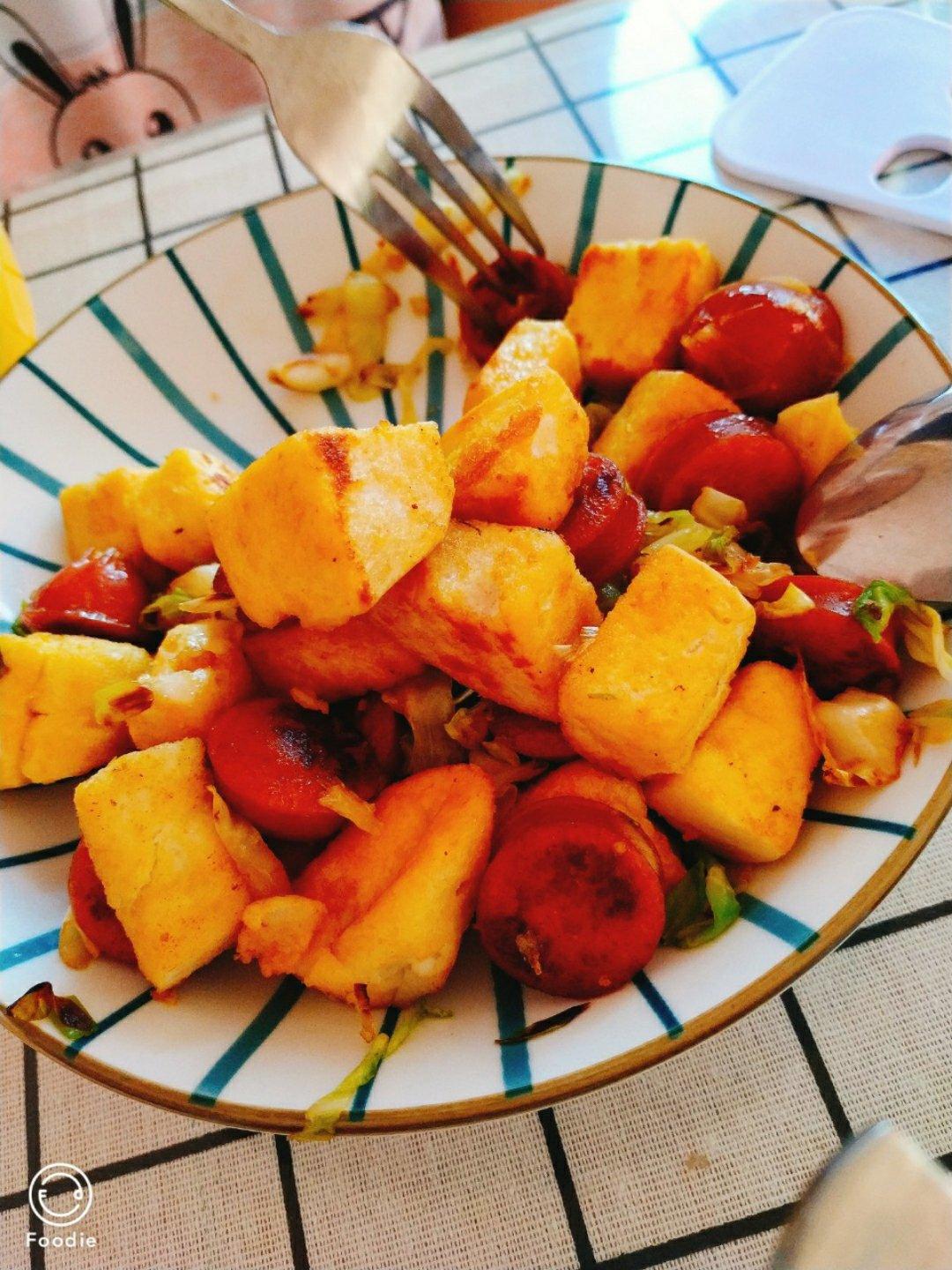 元气早餐【孜然炒馒头】