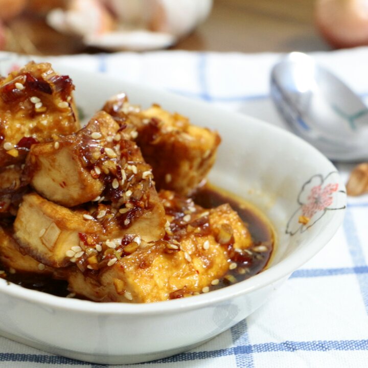 韩国料理——烧豆腐(두부조림)