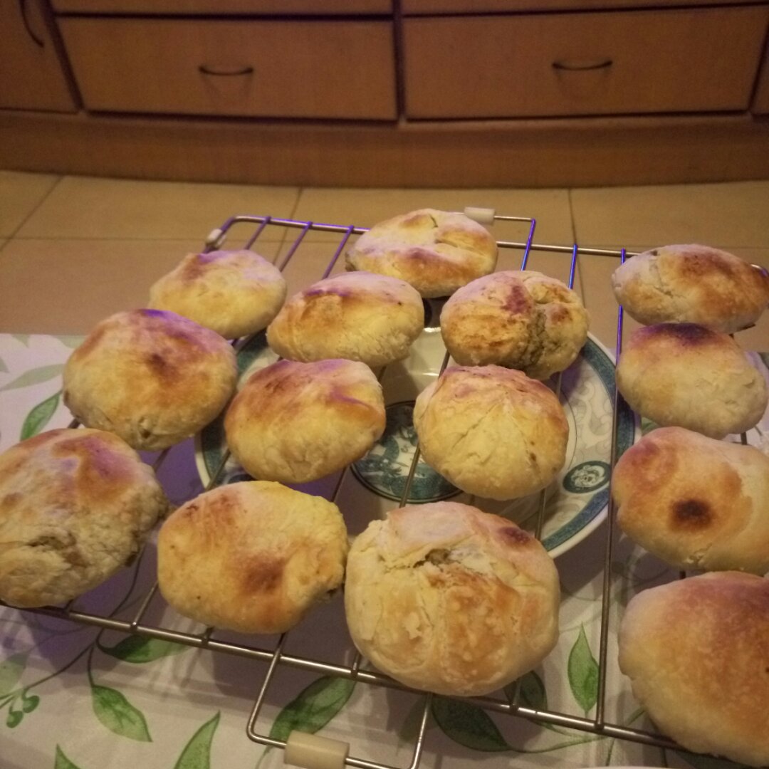 酥皮绿豆饼   酥得掉渣渣