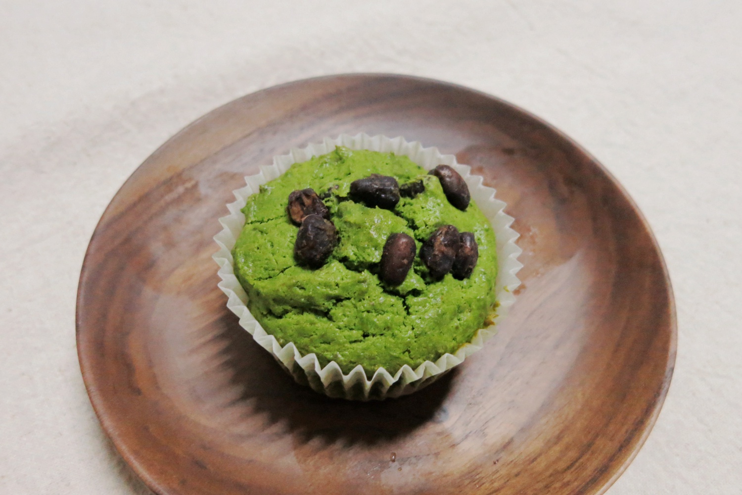 蜜豆核桃抹茶muffin