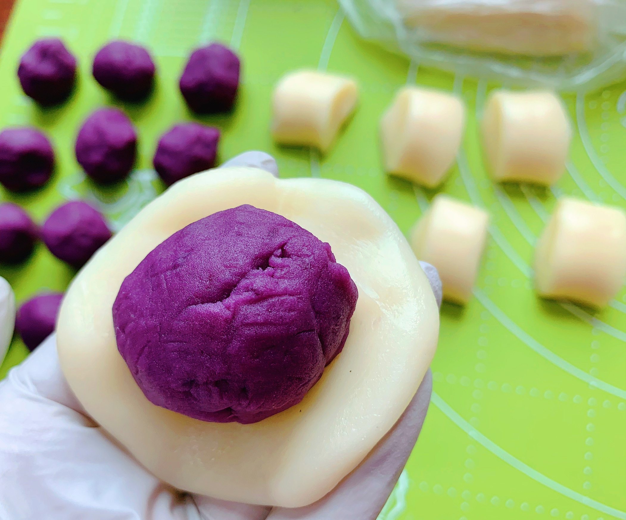 紫薯糯米小饼的做法 步骤12