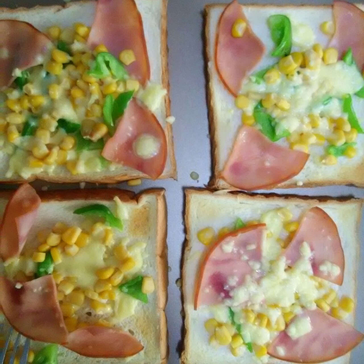 芝士面包片披萨