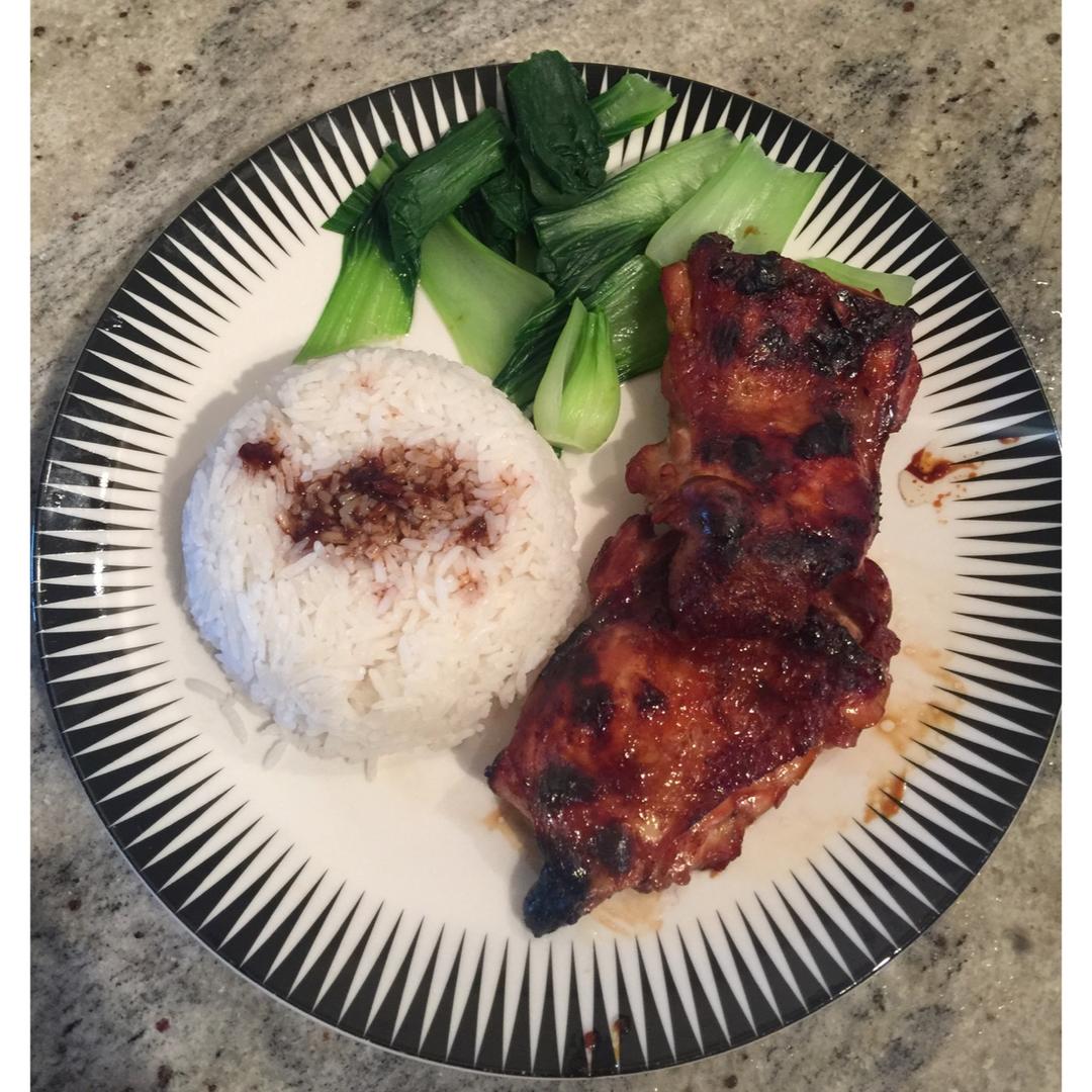 照烧鸡腿饭
