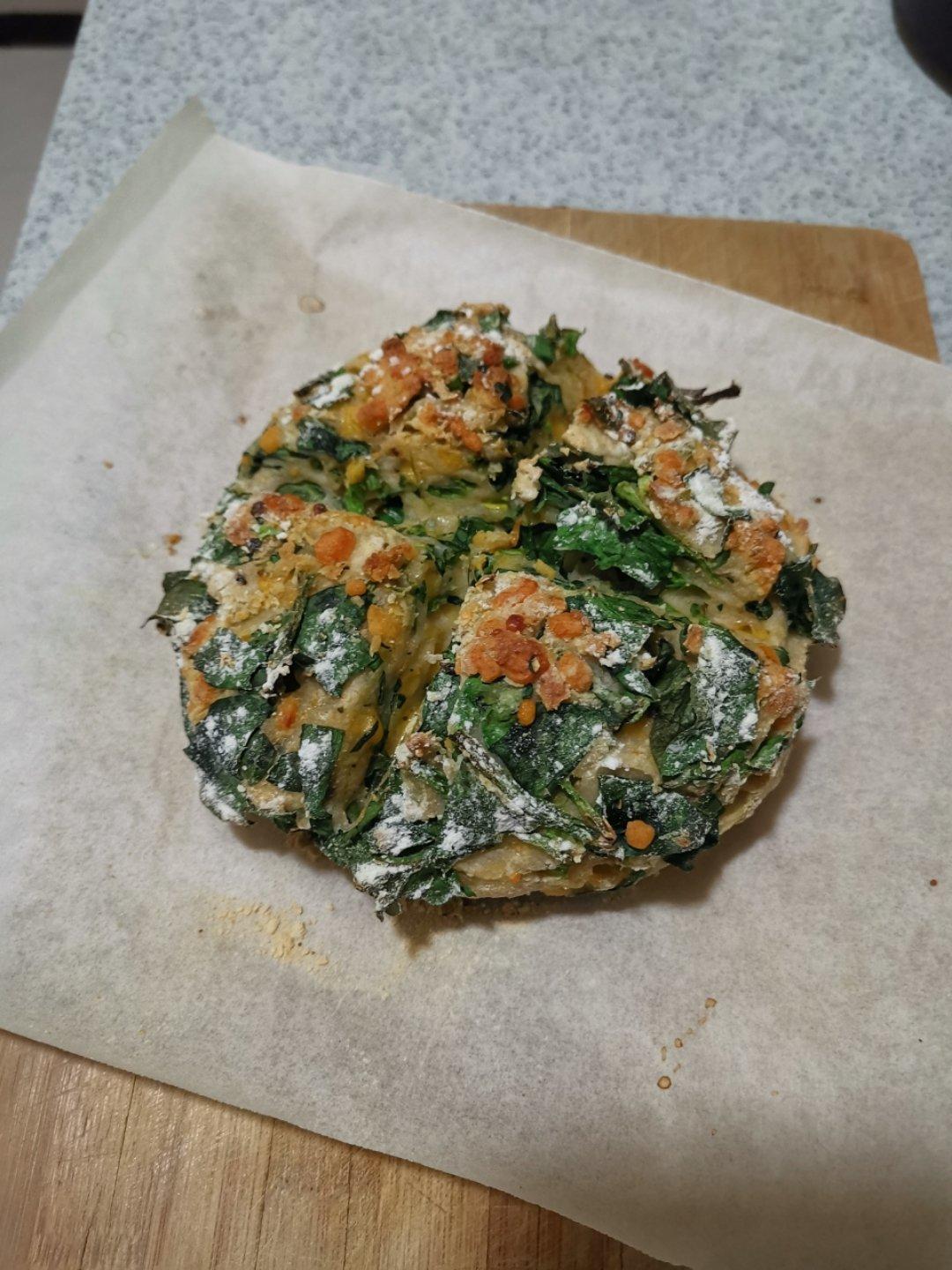 快手全麦芝士培根菠菜大司康【健康主食】