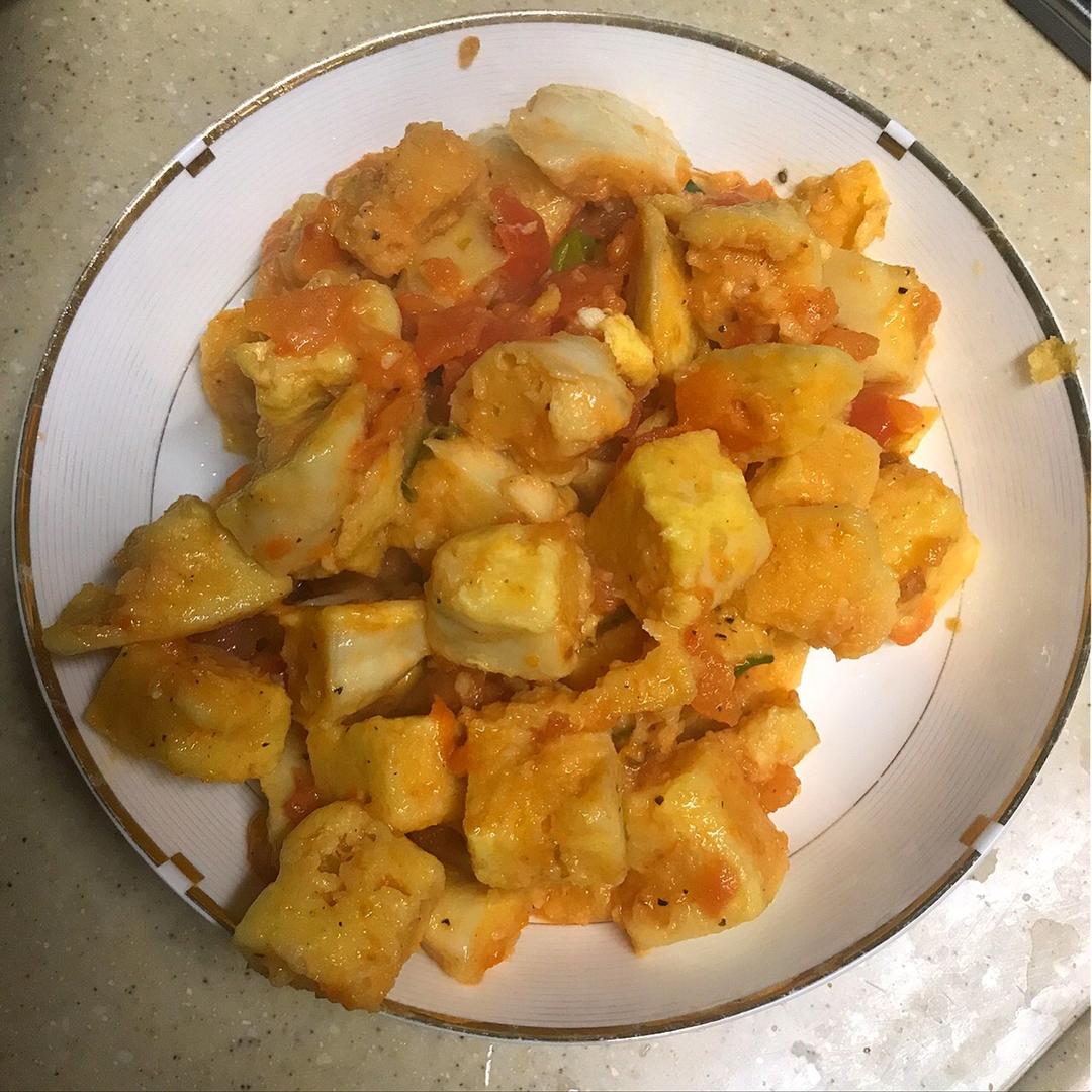 西红柿炒馒头粒