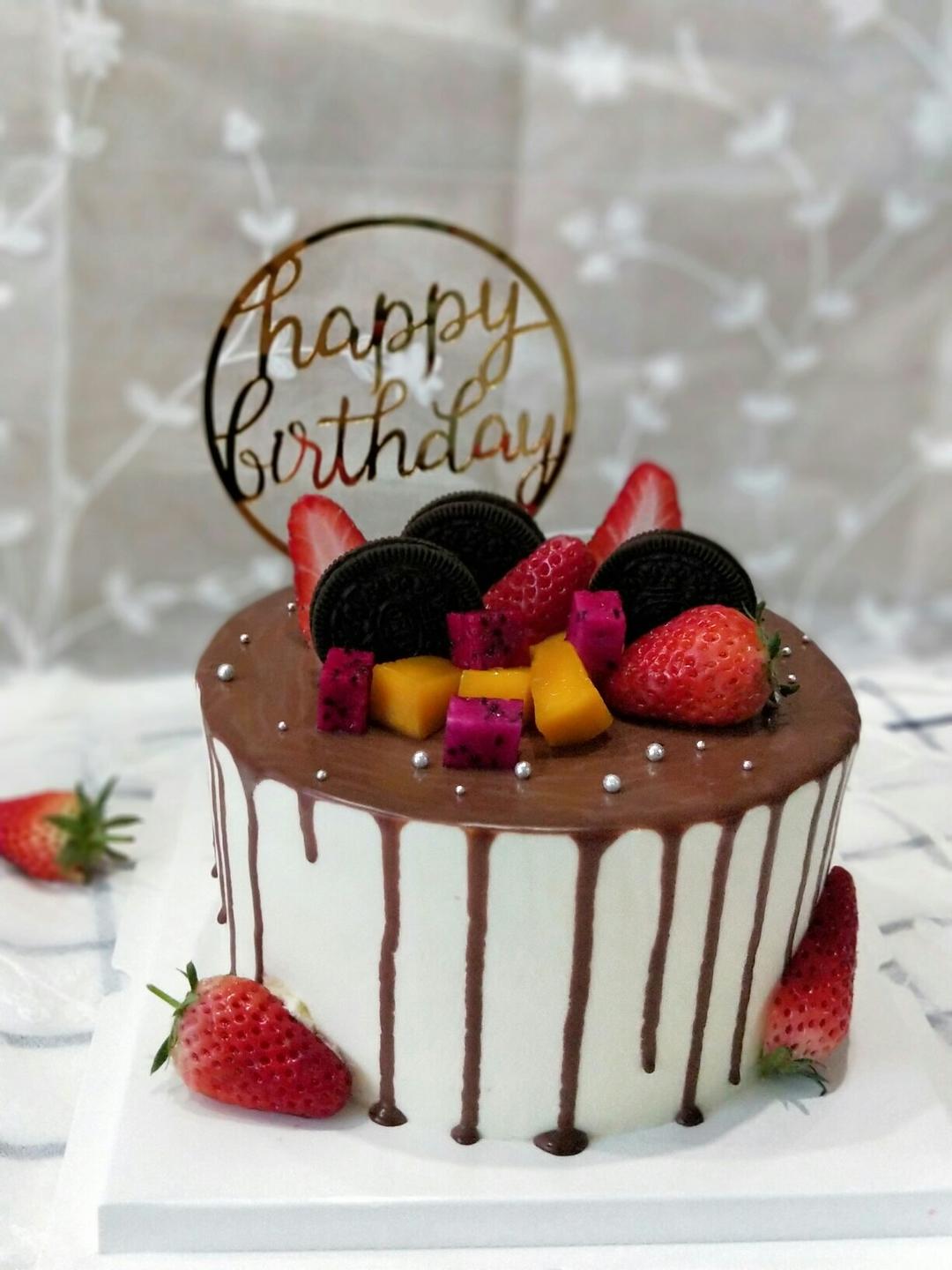 loverain521521做的巧克力淋面蛋糕