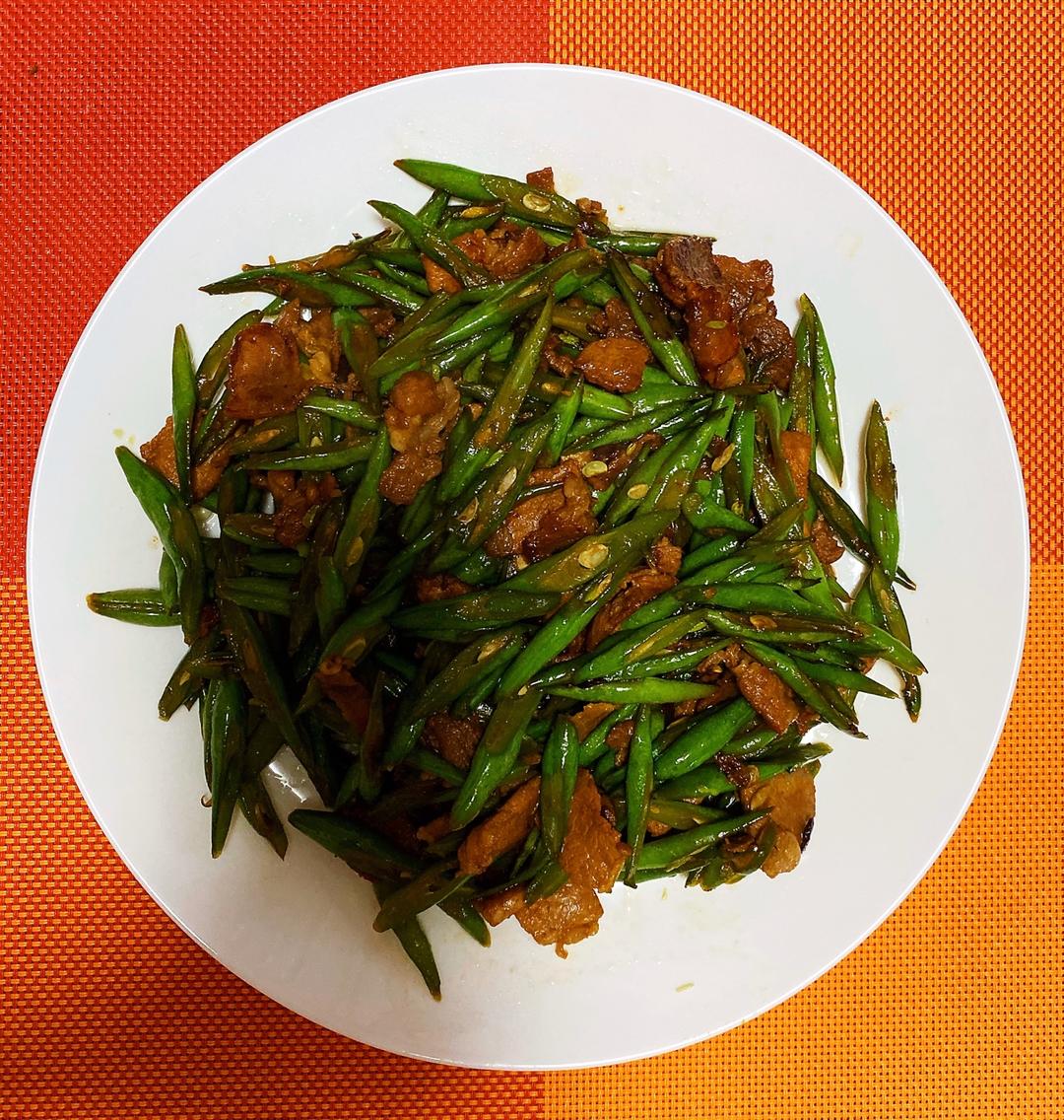 豆角丝炒肉