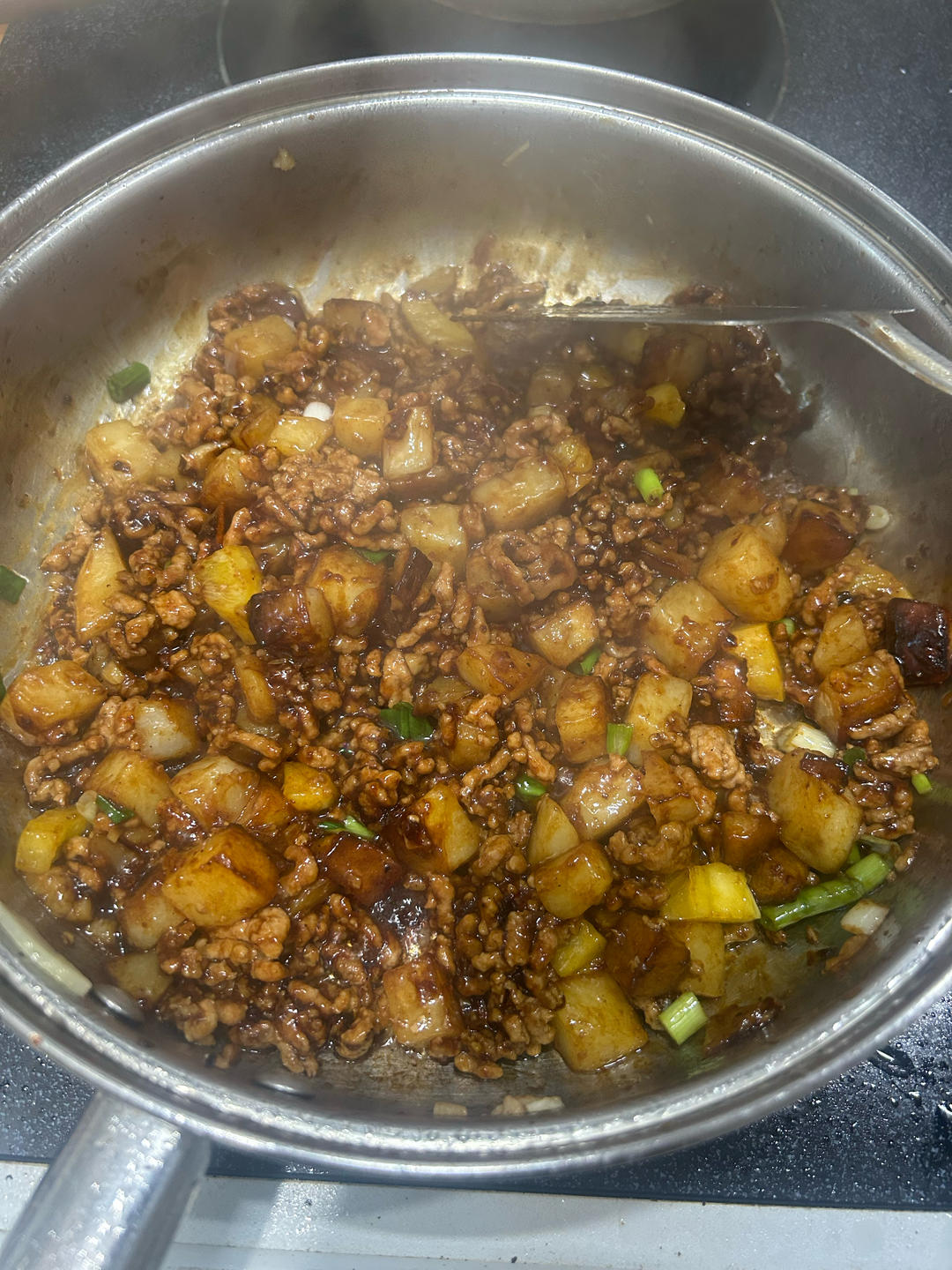 超级下饭的肉沫炒土豆！