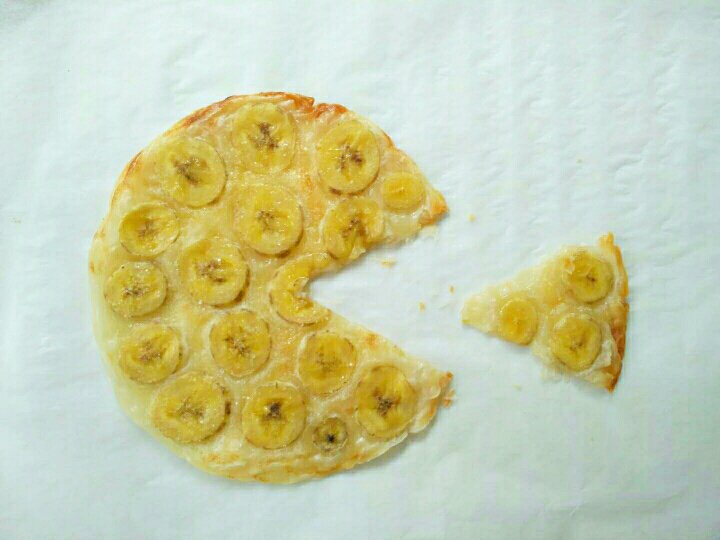 香蕉薄饼披萨