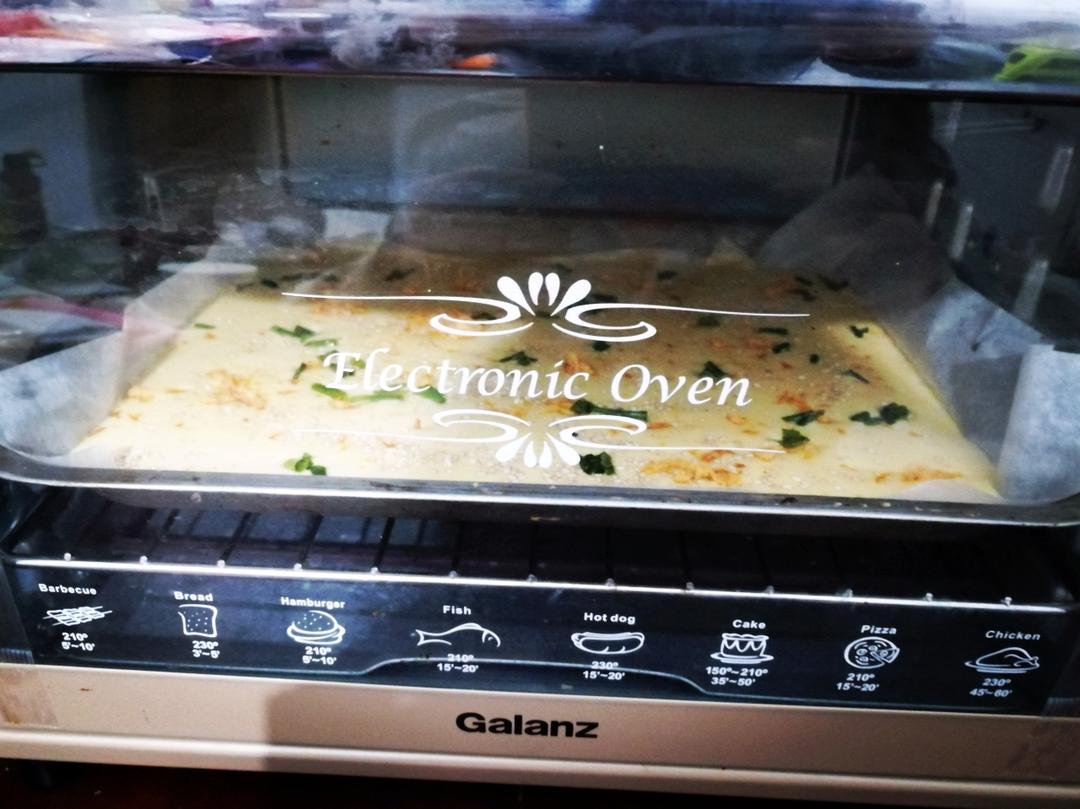 香葱海苔肉松芝麻蛋糕卷