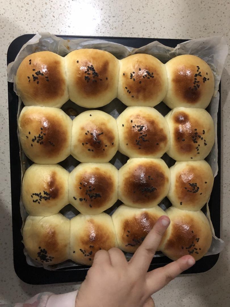 奶黄小餐包-一次发酵超好吃（附快手奶黄馅制作方法）