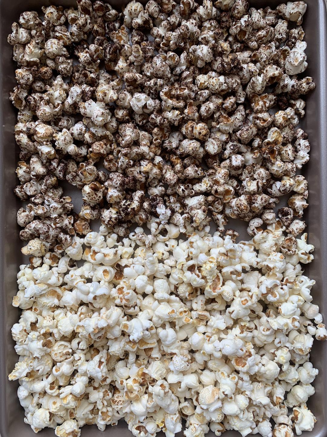 健康低热量爆米花