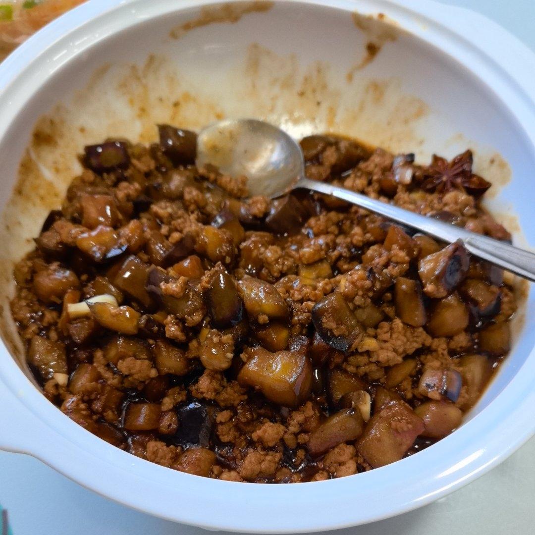 茄丁肉酱打卤面