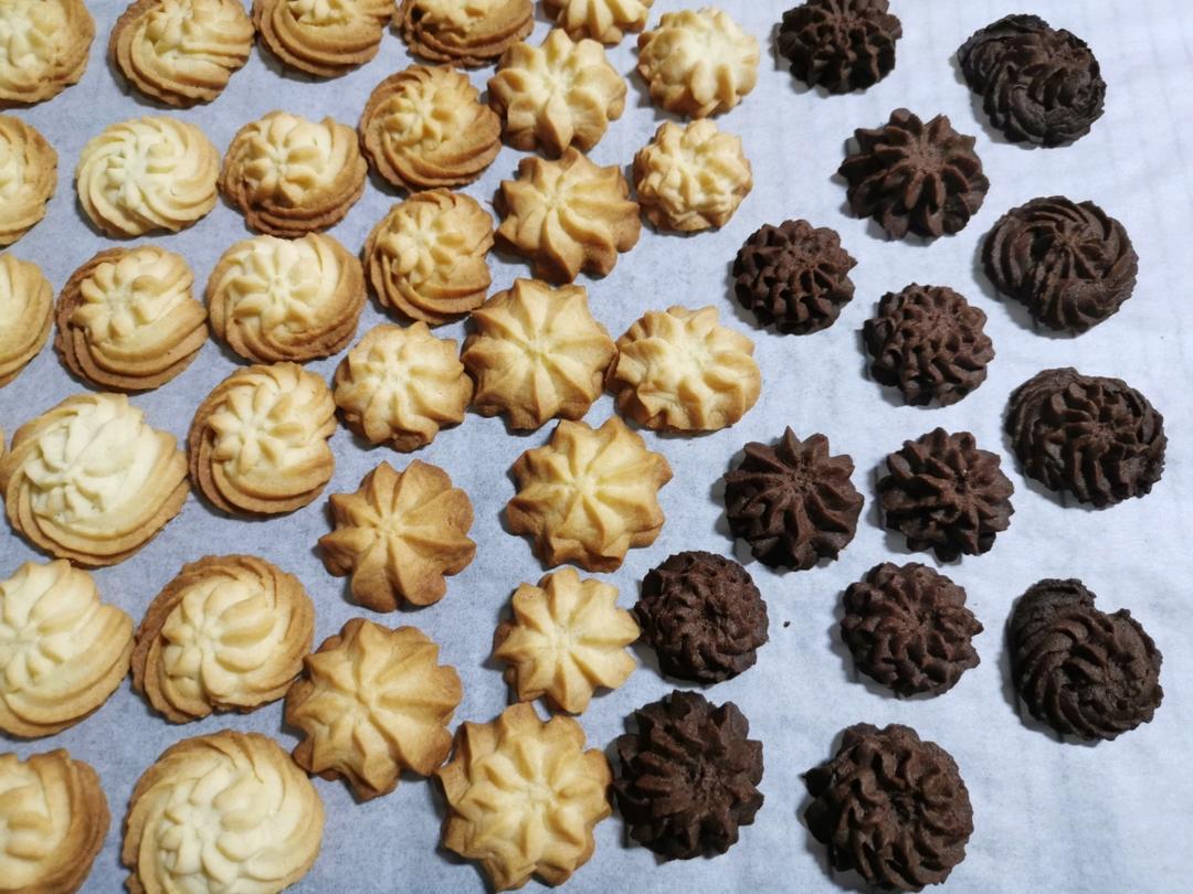 零失败花纹超级立体的黄油曲奇