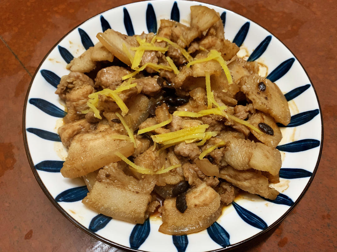 面豉酱蒸五花肉