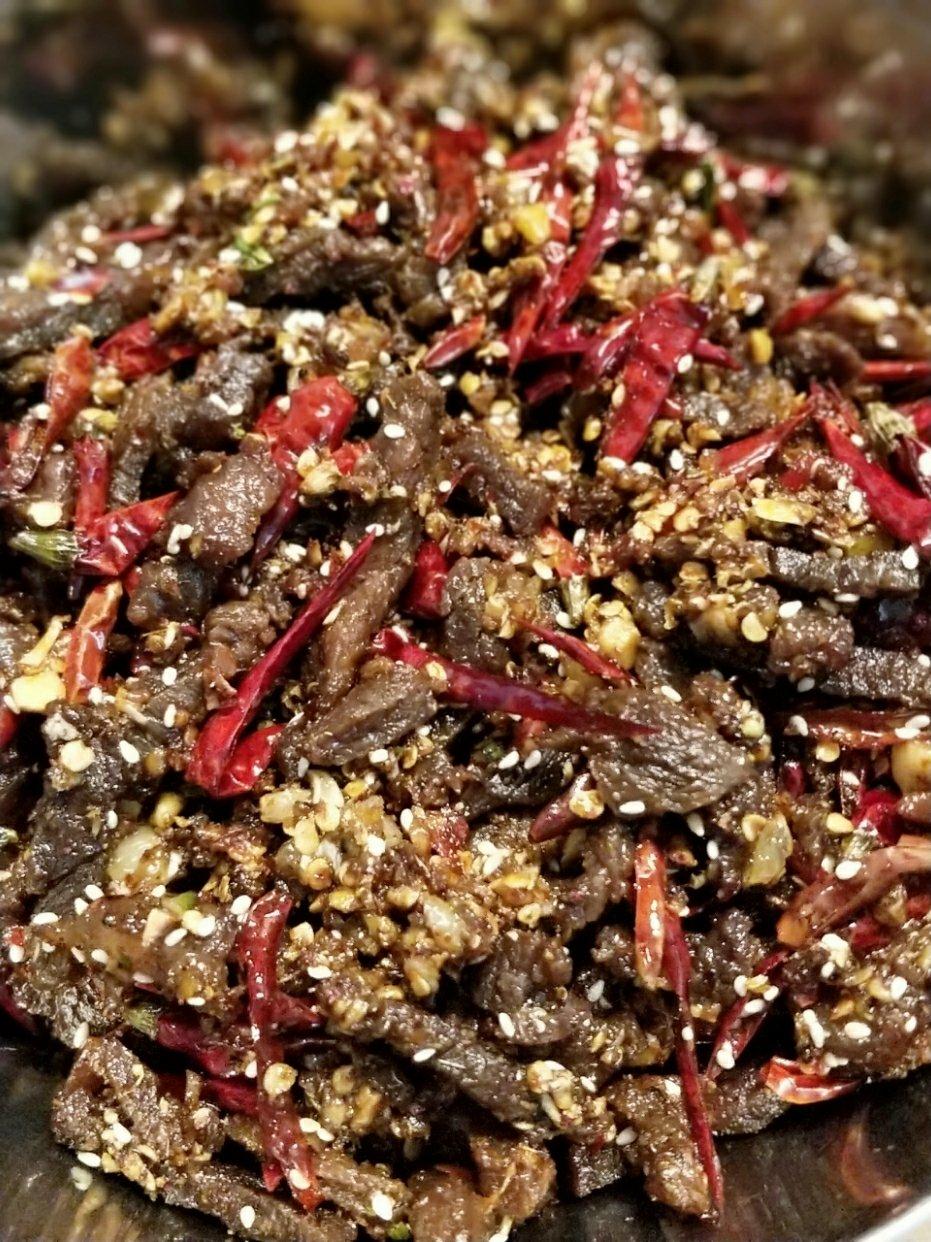 40分钟搞定麻辣牛肉干