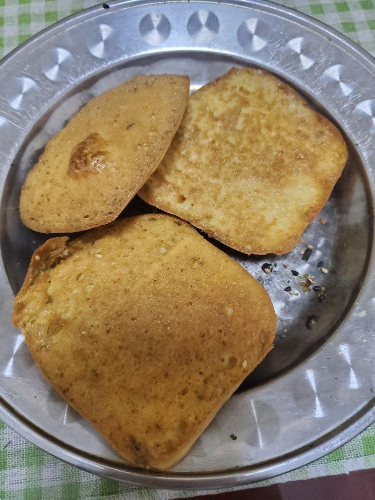 鸡蛋烤馒头片（空气炸锅）