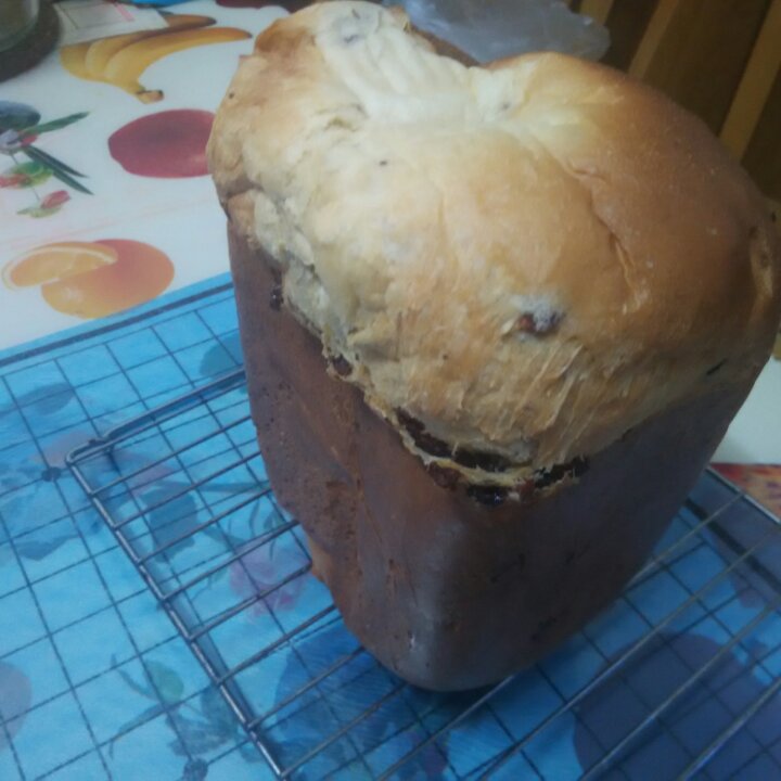 超简易奶香蔓越莓吐司面包（松下105面包机版）