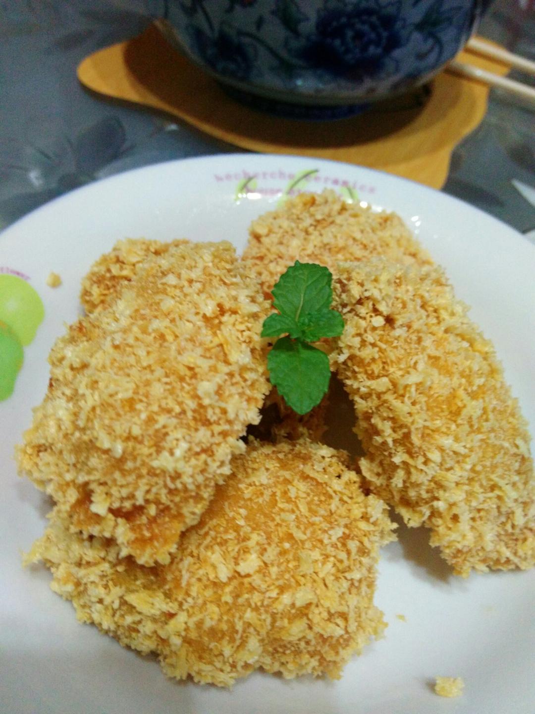 烤鸡翅（面包糠版）