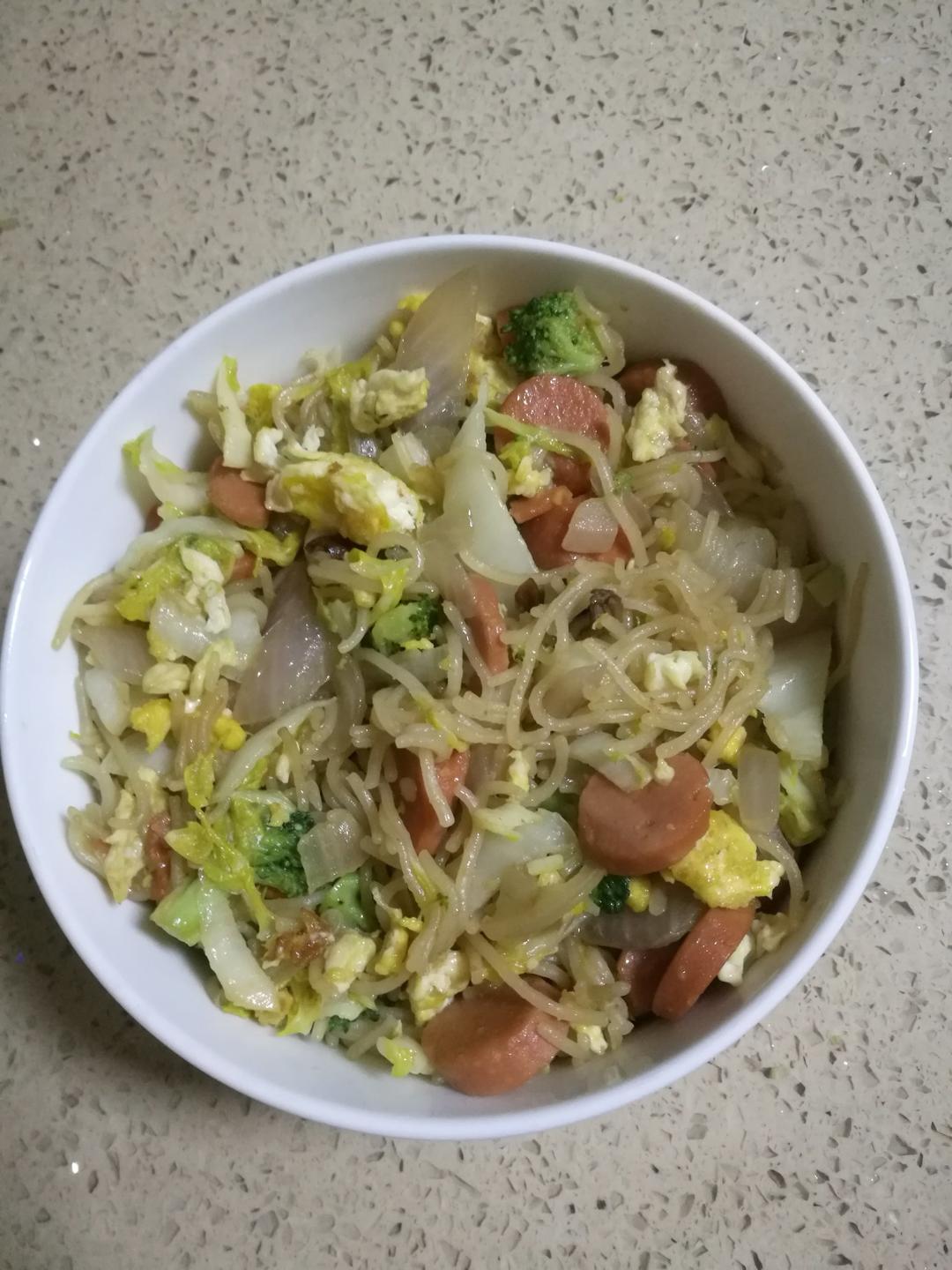 什锦炒米线