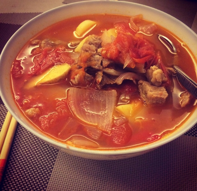 番茄牛肉汤