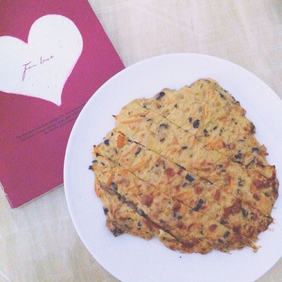 蔬菜鸡胸肉饼—减脂餐