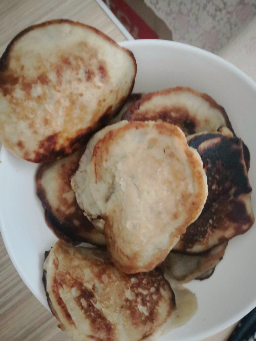 香甜软糯的香蕉鸡蛋饼