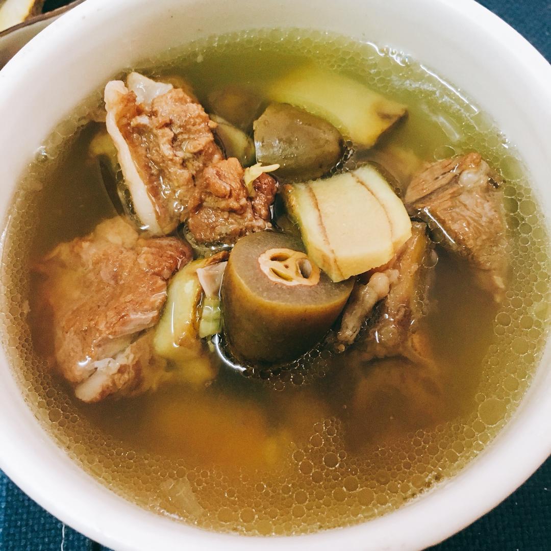 sherylf做的青橄榄炖排骨汤