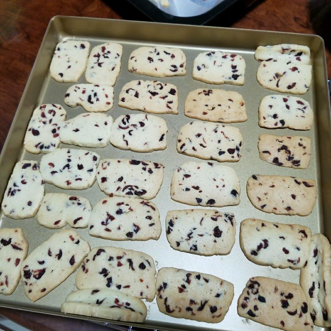低糖少油版蔓越莓饼干