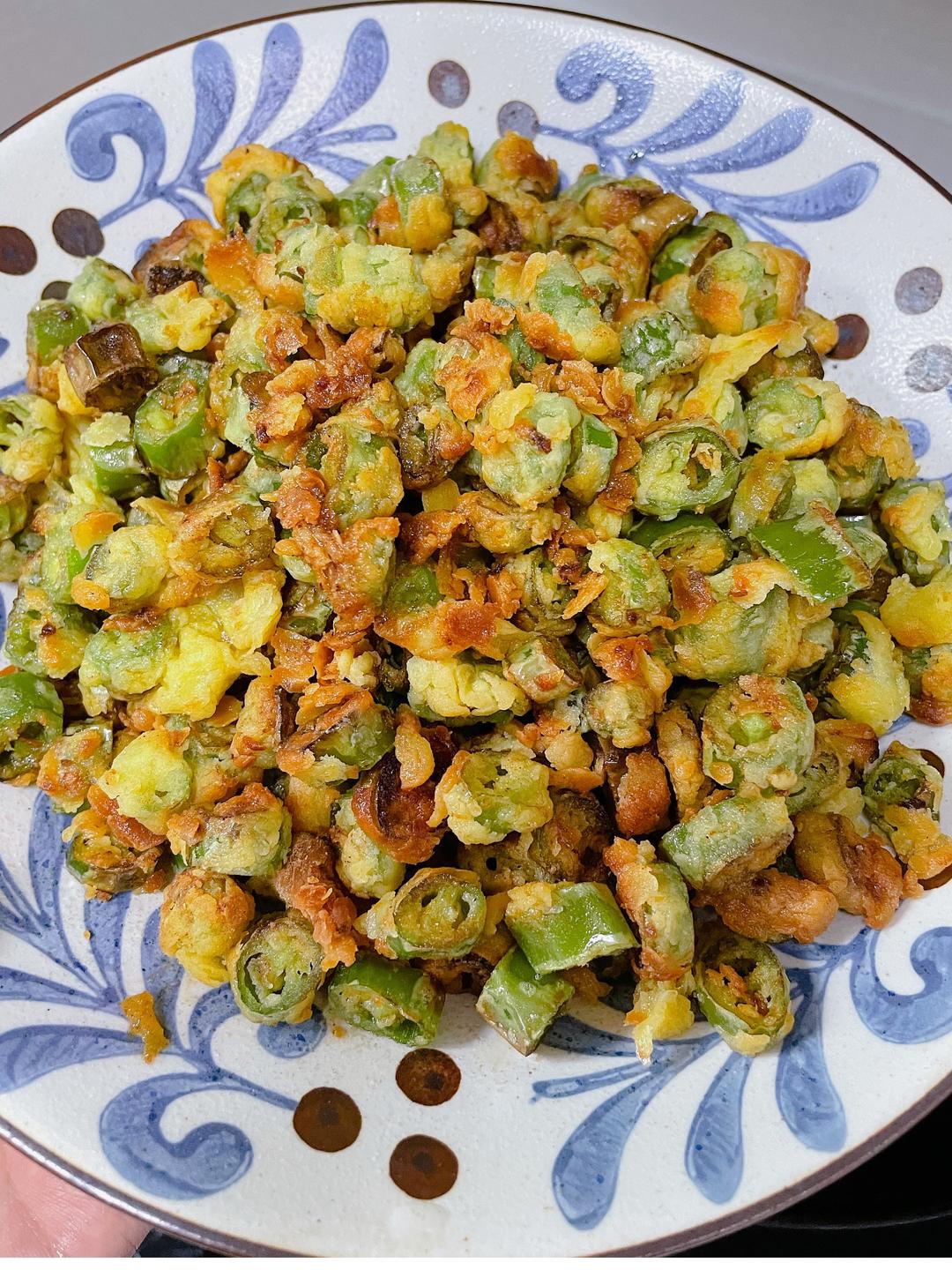 超好吃的面炕辣椒的做法 步骤5