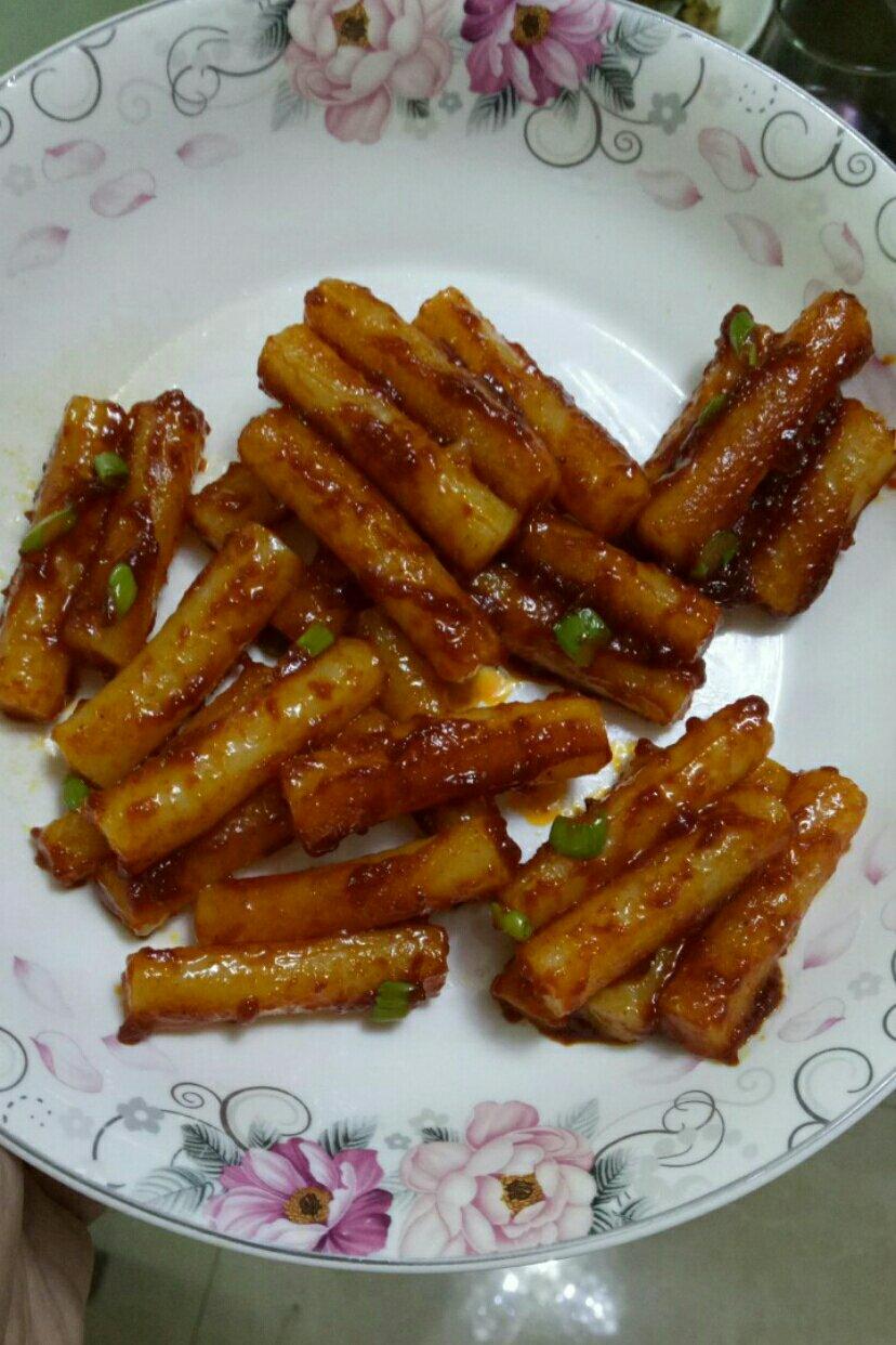 韩式辣炒年糕（or网红芝士套路之芝心年糕）