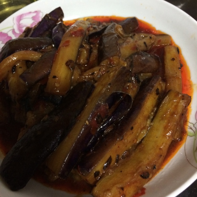 红烧肉沫茄子