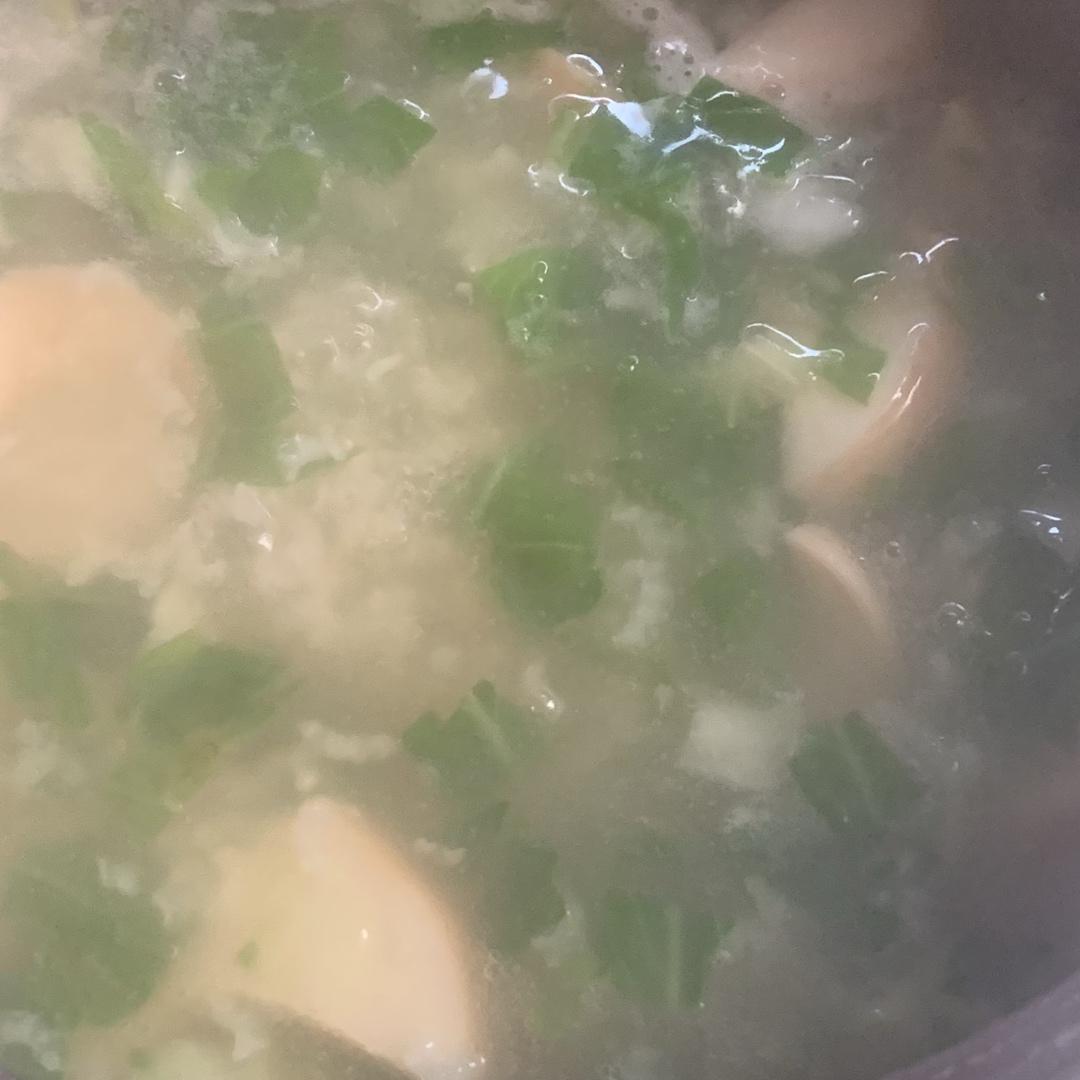 鲍鱼青菜粥