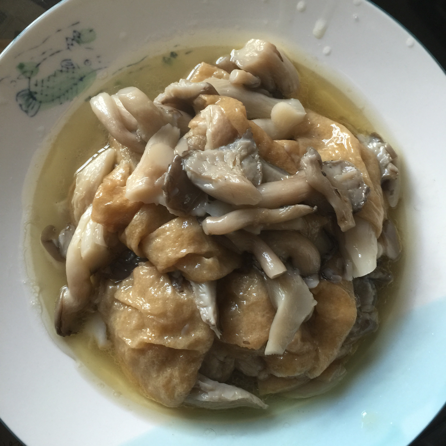 蚝油炒双菇