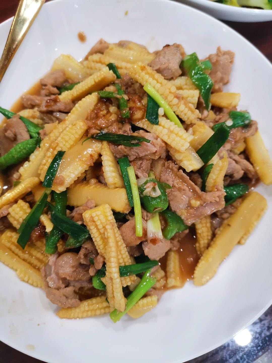 玉米笋炒肉（家庭版）