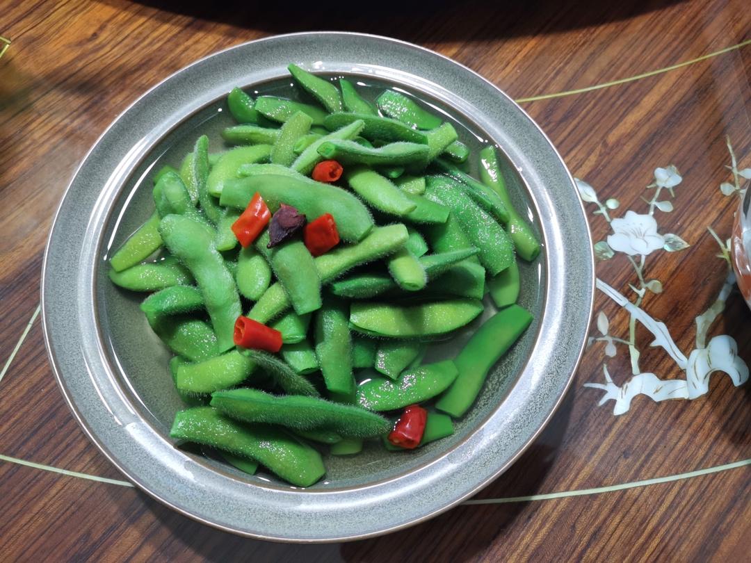 夏天大排档必点的盐水毛豆&凉拌毛豆
