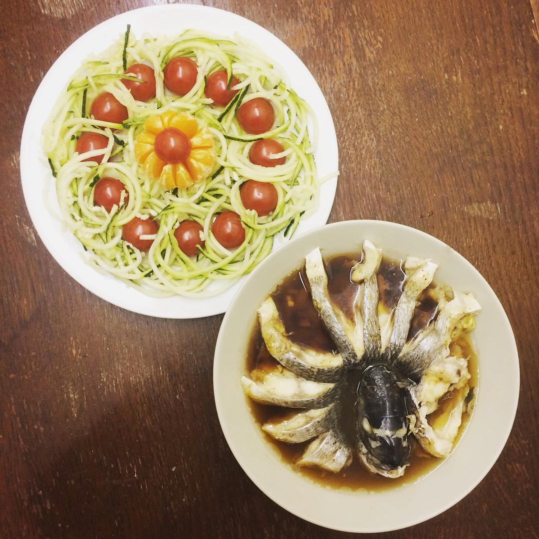 孔雀开屏清蒸鱼