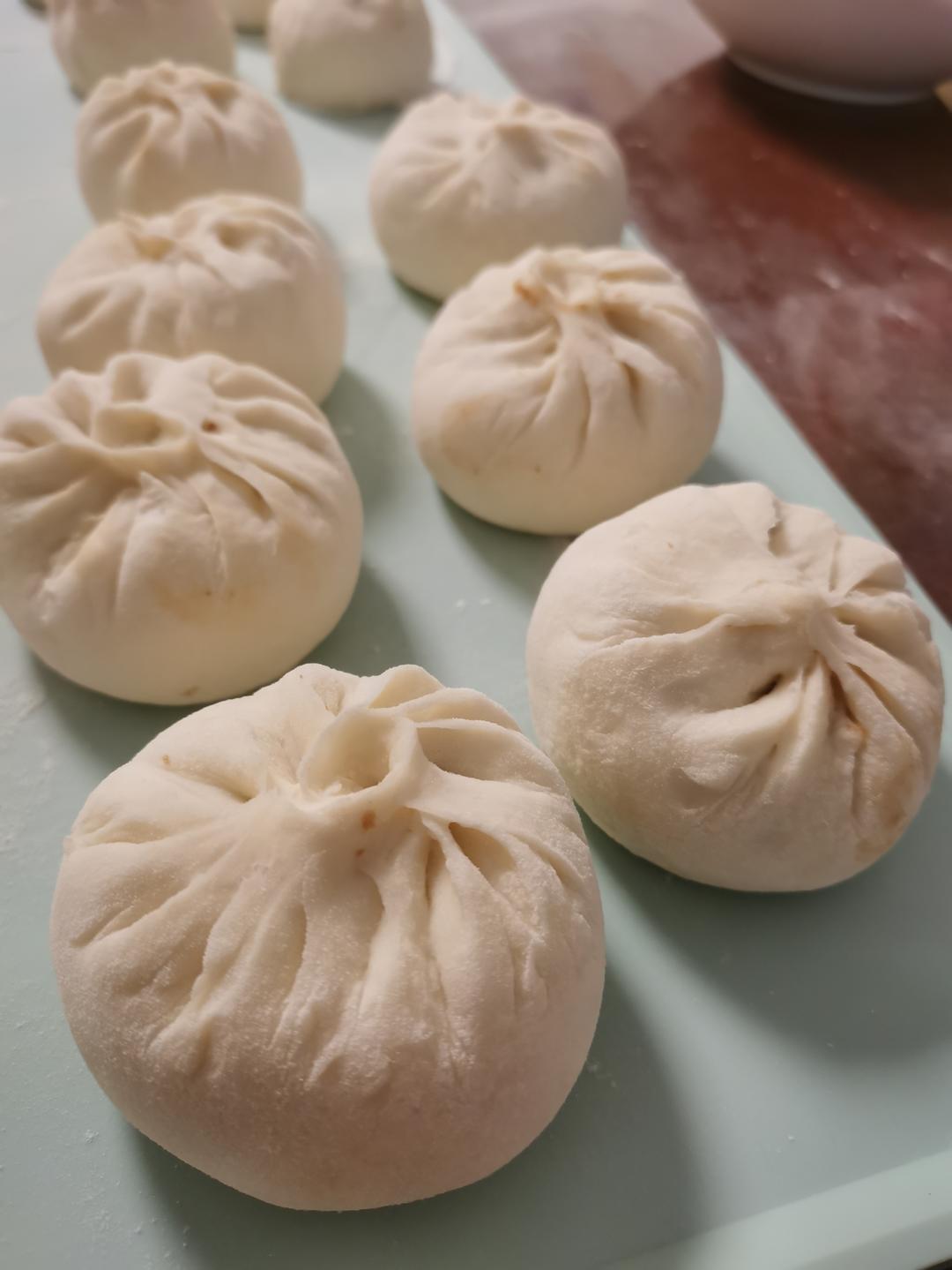 超好吃的笋丁酱肉包！