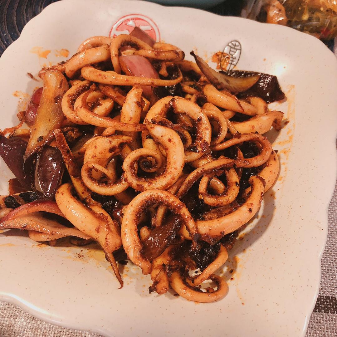 老干妈辣炒鱿鱼须